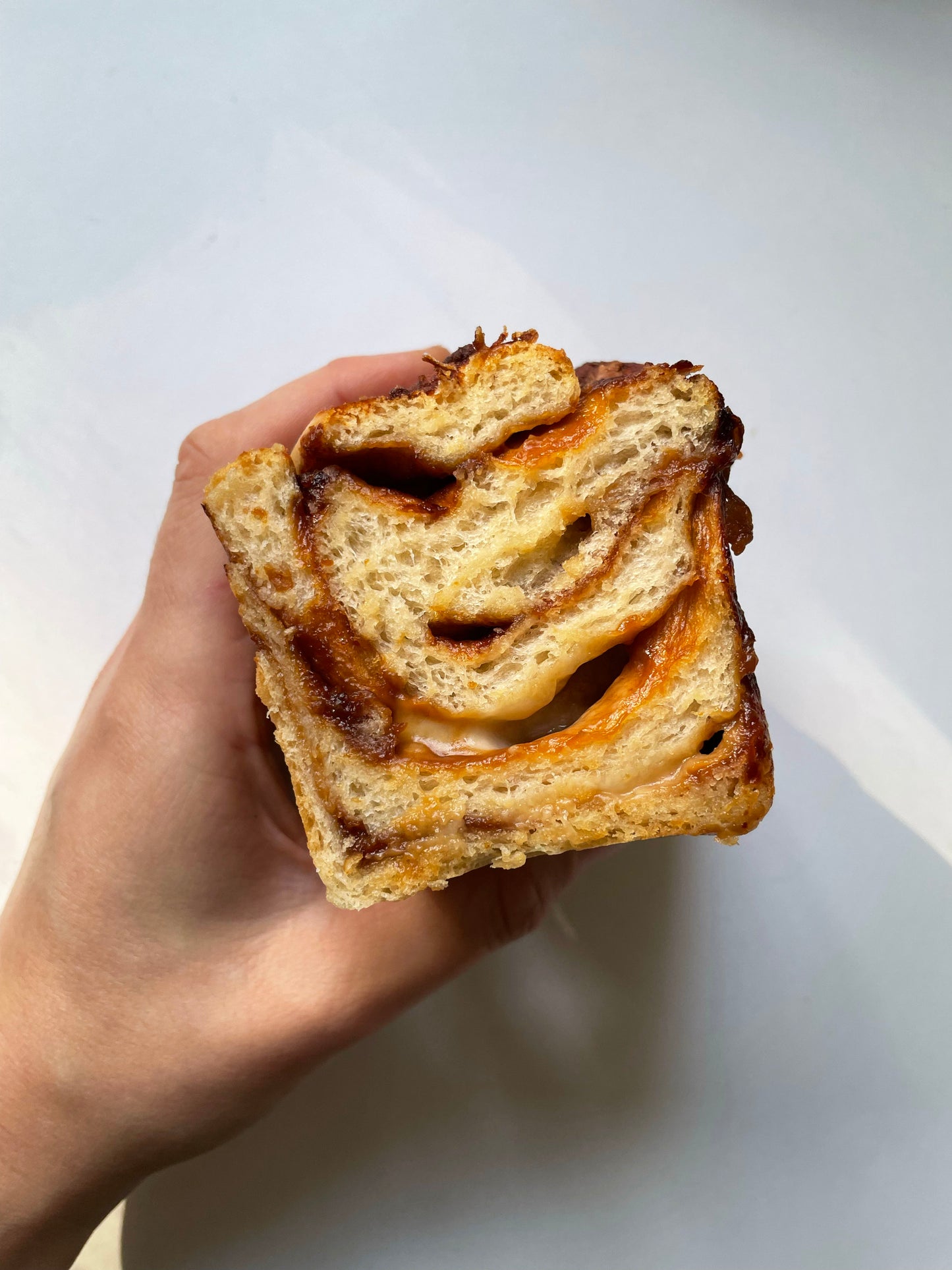 Vegemite and cheese mini babka loaf